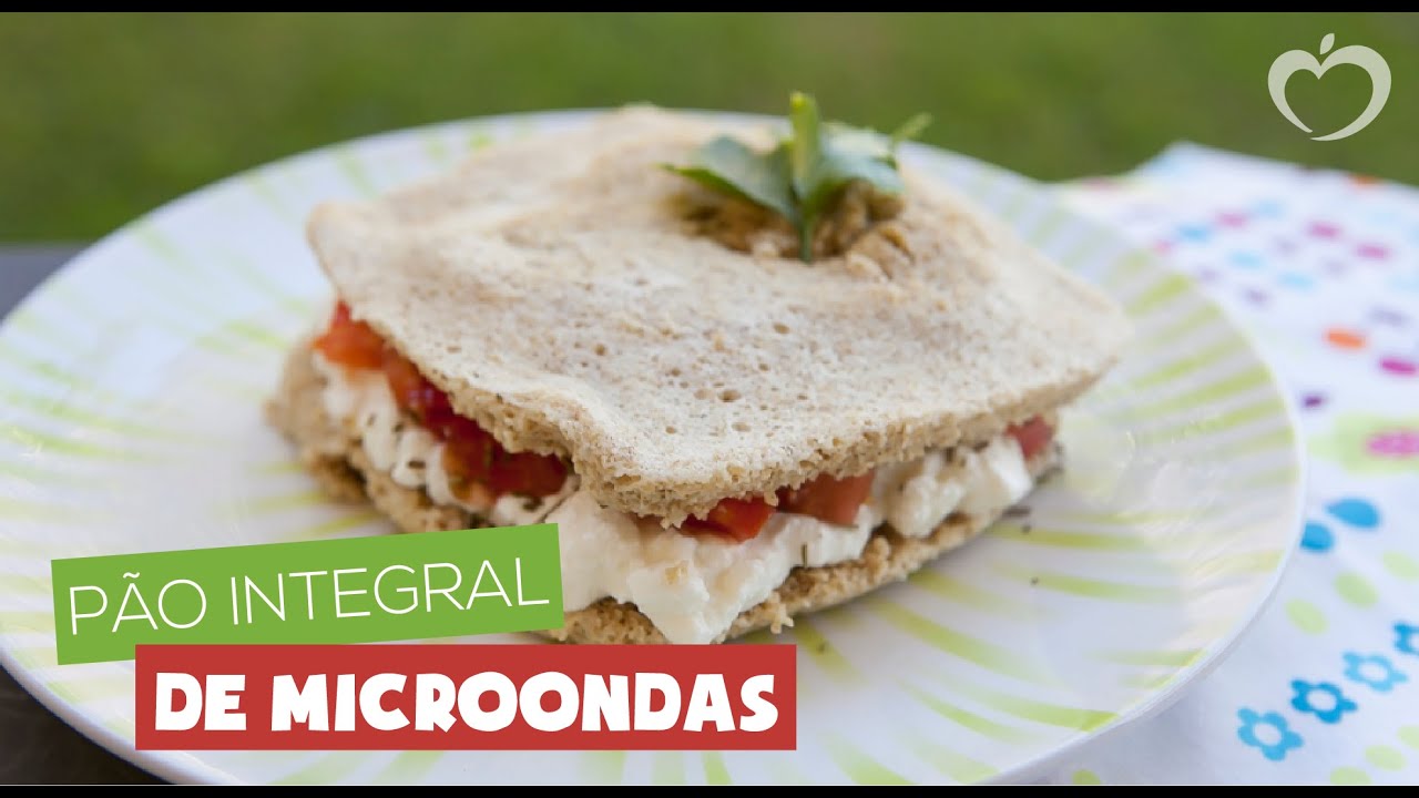 Pão integral de microondas