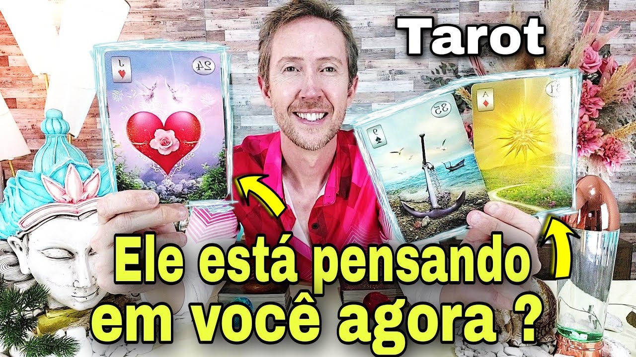 Ele está pensando em você agora ? Como ele está em relação a você agora?Ele hoje tarot -taro de hoje