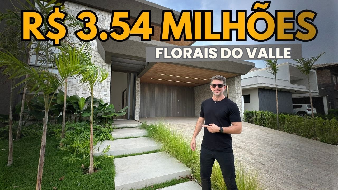 CASA TÉRREA DE R$ 3.5 MILHÕES FLORAIS DO VALLE EM CUIABÁ