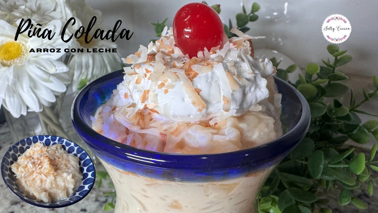Piña Colada Rice Pudding - Enjoyed Cold or Warm.
