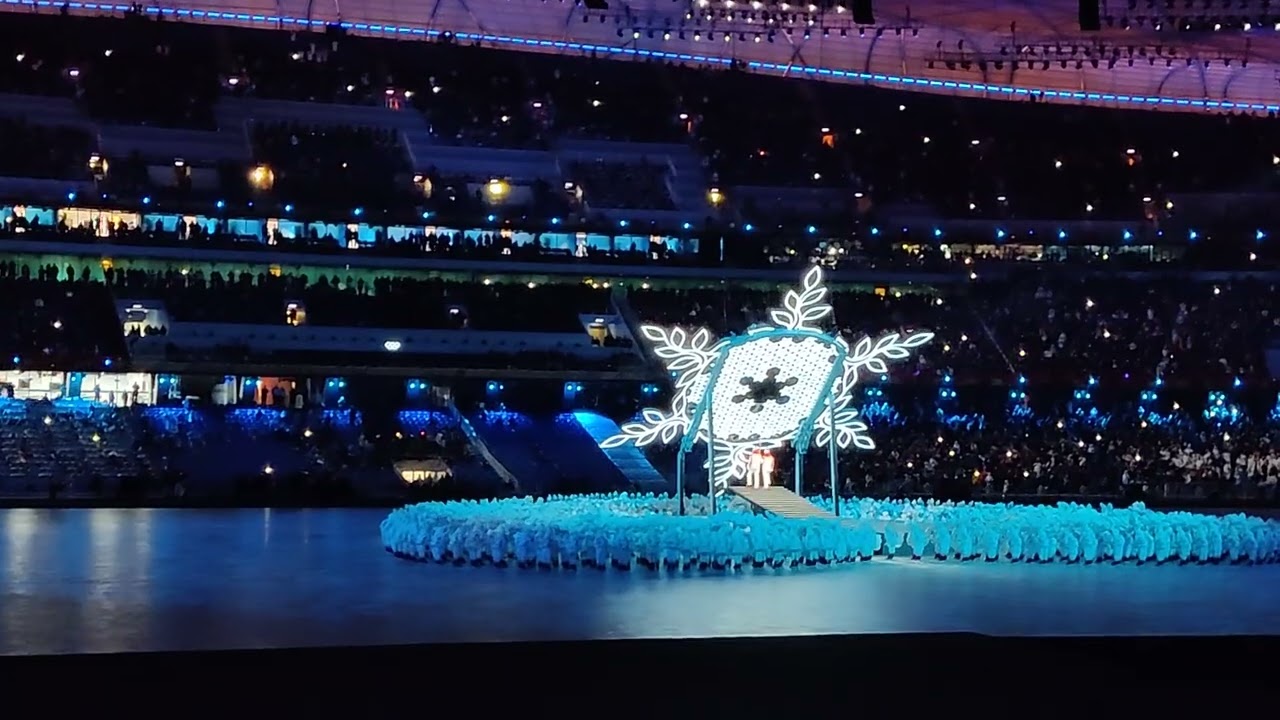 北京冬奥开幕式点燃火炬现场 | Beijing 2022 Winter Olympics Torch Lit