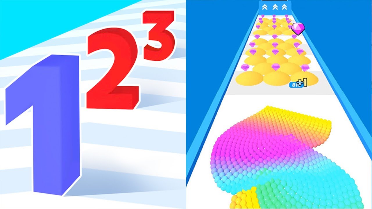 Number Master VS Canvas Run - All Levels SpeedRun Gameplay #1