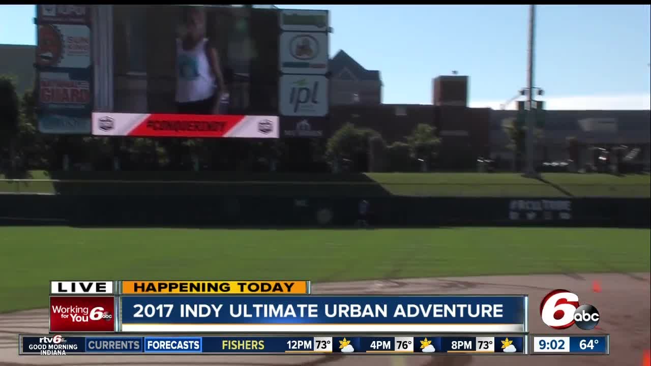 RTV6's Nicole Griffin talks with Good Morning Indiana's Todd and Stephanie during Indy Ultimate