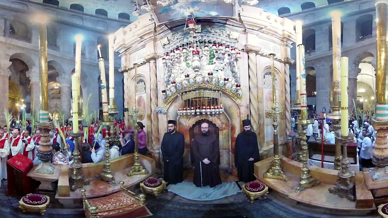 Palm Sunday procession Holy Sepulcher: Part 3