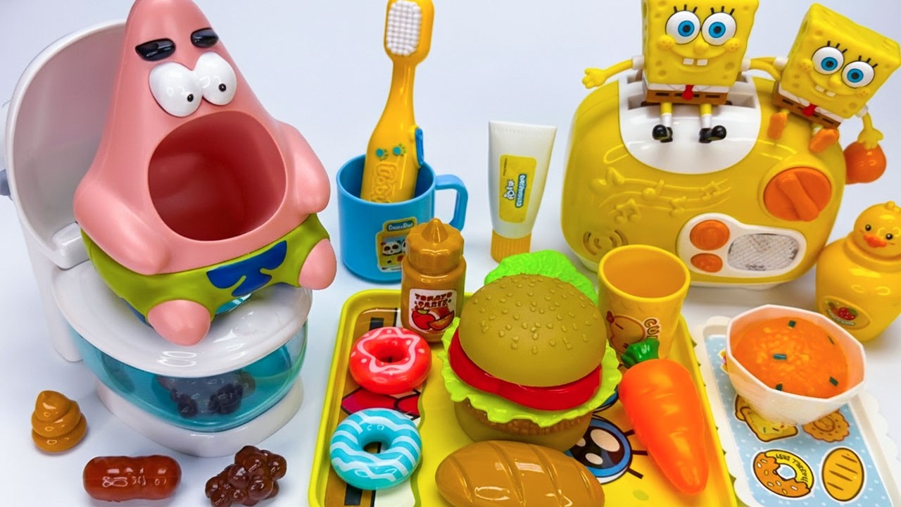 ASMR 65 Minutes SPONGEBOB SquarePants Oddly Satisfying Unboxing Toy Surprises | Unboxing Playset