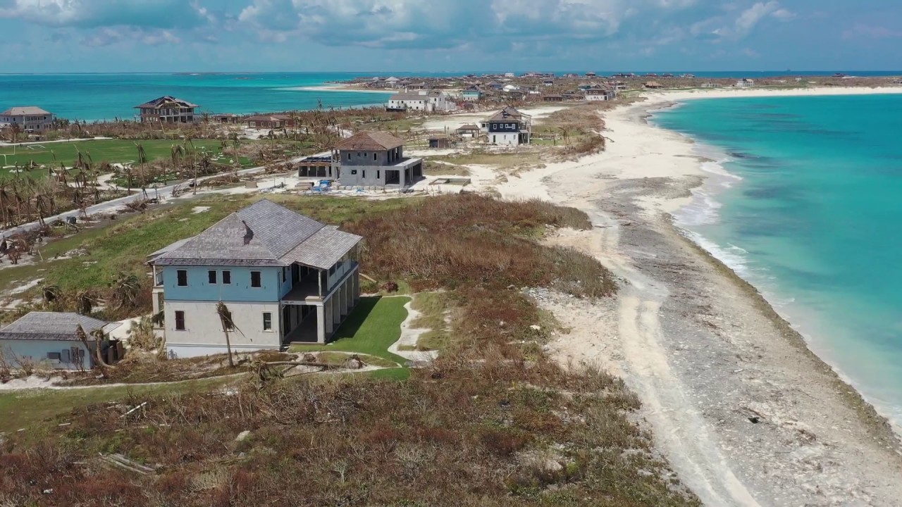 Aerial Footage of Great Guana Cay (Baker's Bay), Abaco after Dorian (2/2)