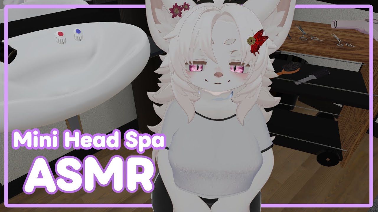 【Furry ASMR】もふもふ狼のお姉さんがぷちヘアスパであなたを癒す【VRChat】