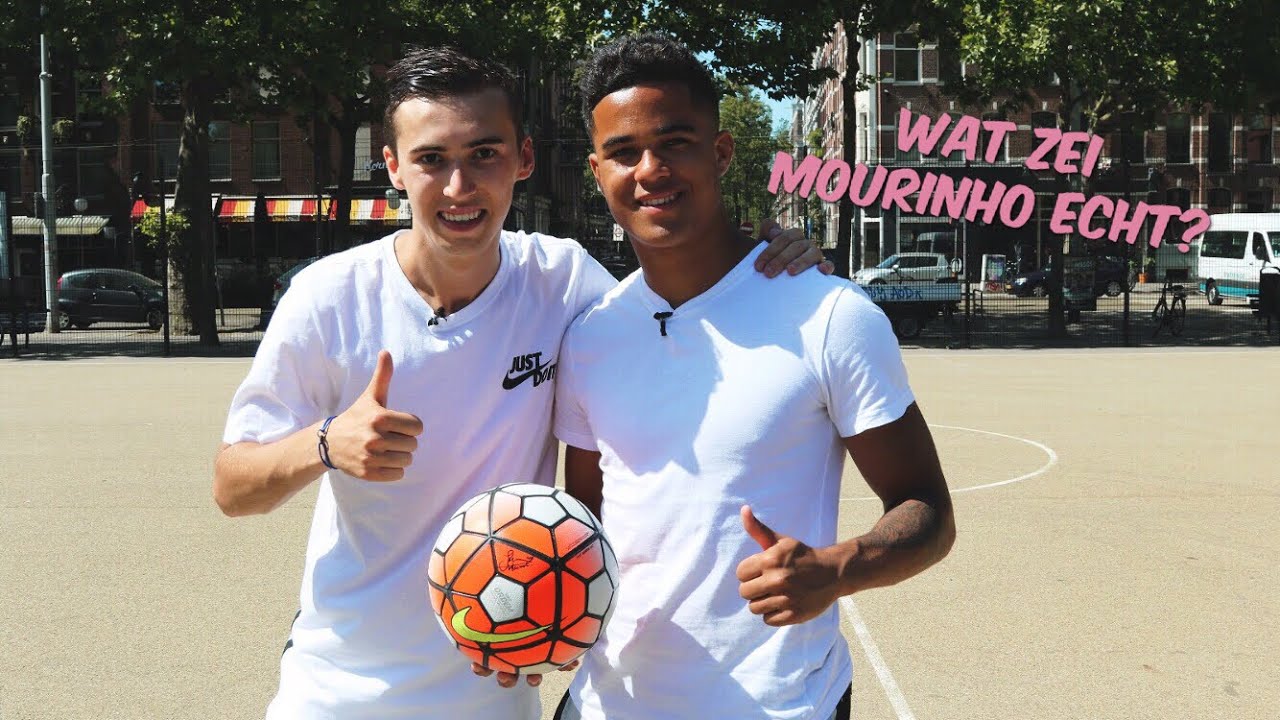 JUSTIN KLUIVERT OVER MOURINHO? - NINO LEERT VOETBALLEN #AFLEVERING 6