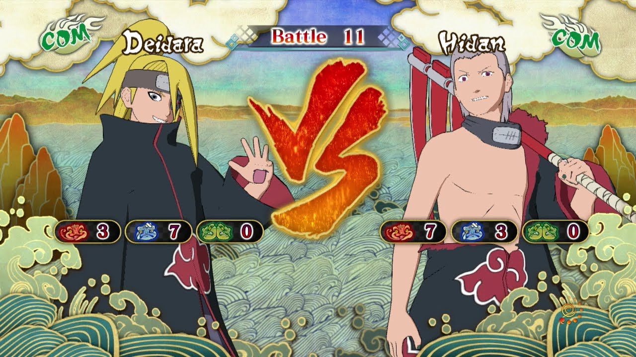 Naruto Shippuden: Ultimate Ninja Storm 3, Deidara VS Hidan!