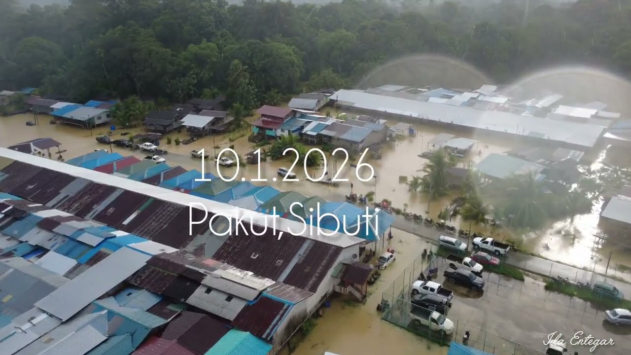10.1.2026 | Pakut,sibuti | Dilanda banjir