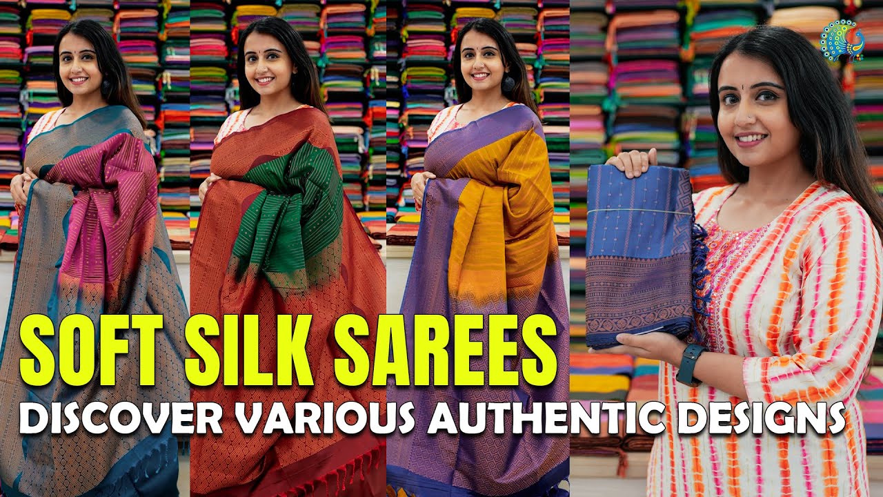 Elegant Collection Of Soft Silk Sarees | Mahalekshmi Silks