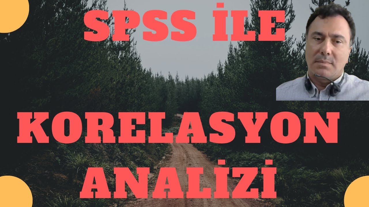 SPSS'te korelasyon analizi