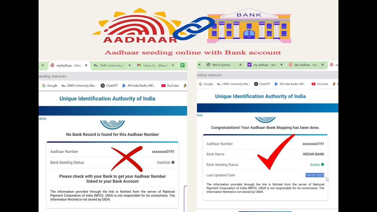 How to Activate Aadhaar Seeding Online & Aadhaar Seeding Status Active in UMIS Portal