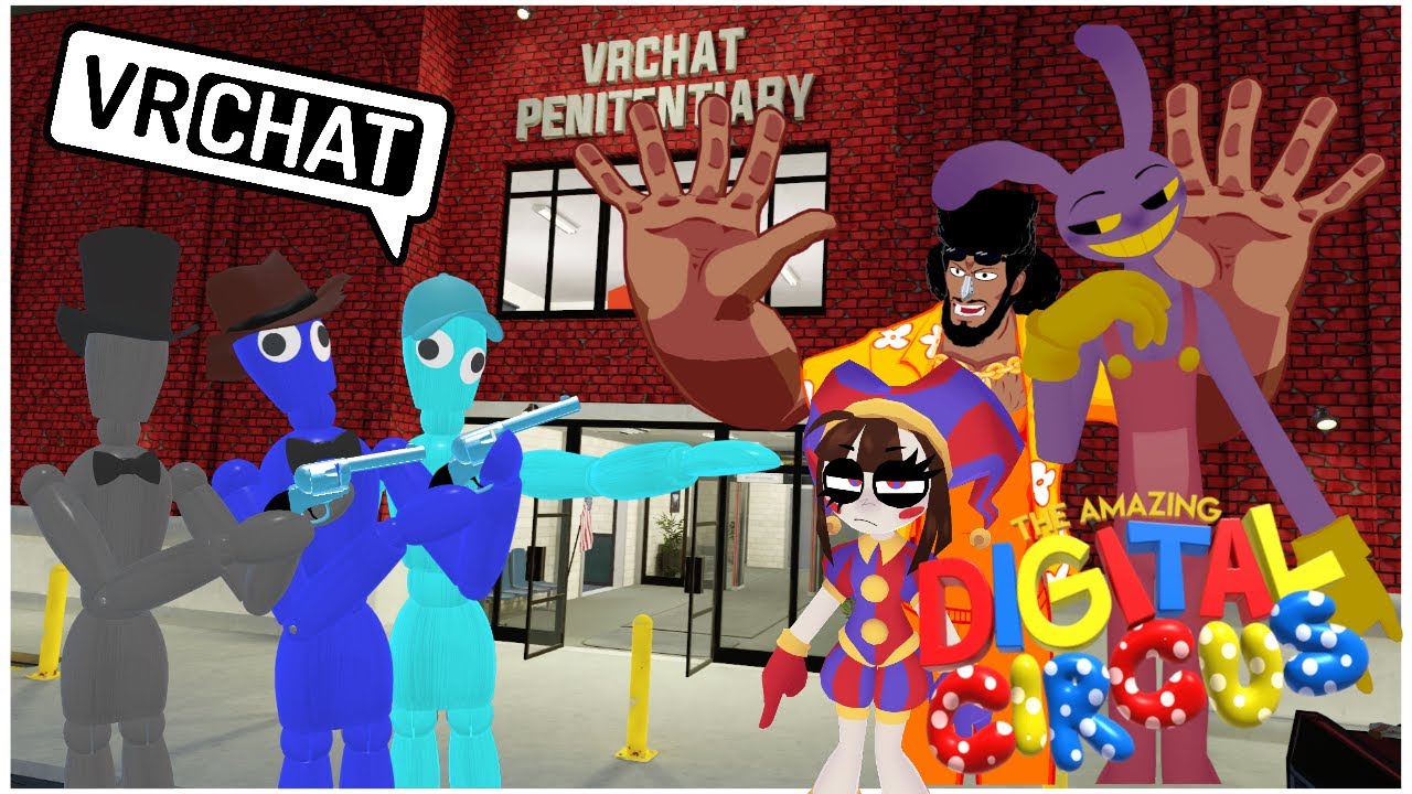 THE AMAZING DIGTAL PRISON ESCAPE!! ~ VR CHAT HILARIOUS MOMENTS (The Amazing Digital Circus)