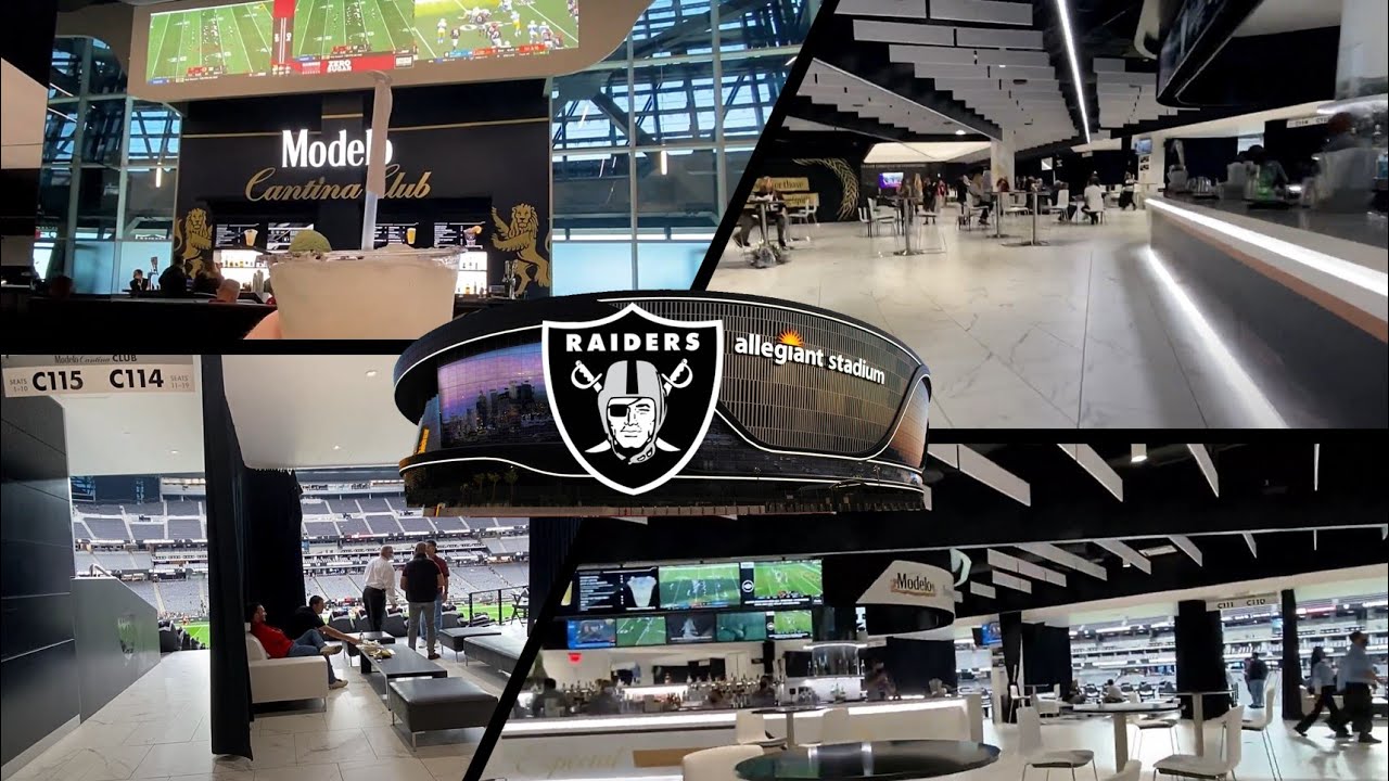 Las Vegas Raiders Allegiant Stadium Club Level Walk Through