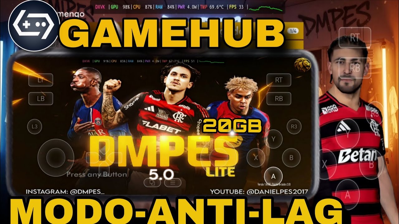 PES2017 PATCH LITE COM BRASILEIRÃO WINLATOR E PC : DMPES LITE 