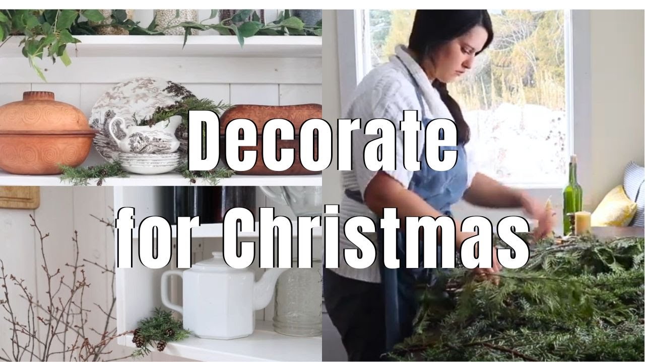 Christmas Kitchen Cleaning and Decorating