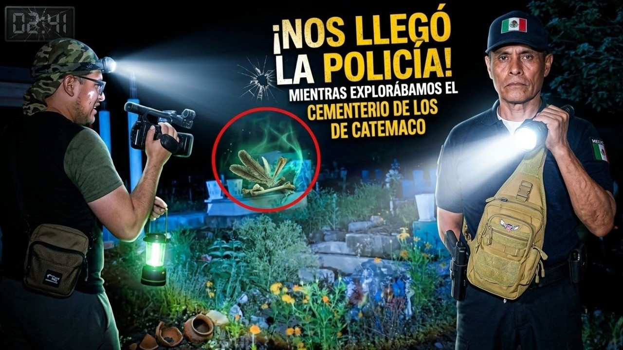 NOS LLEGO LA POLICIA MIENTRAS EXPLORABAMOS EL CEMENTERIO DE LOS BRUJOS DE CATEMACO