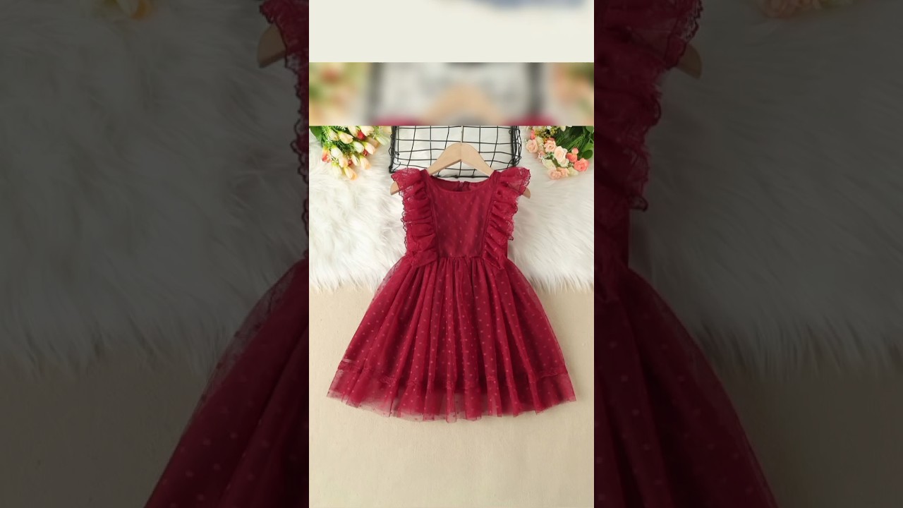 Baby Net Frock Design 2025/ Beautiful Fancy Net frock Design/ Latest Baby Frock Design