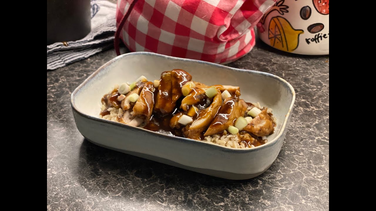 Kip teriyaki uit de hooimadam