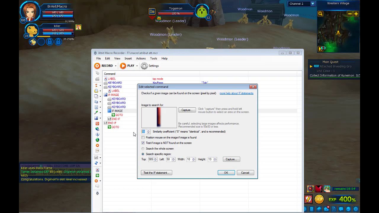 New bot part 1 DMO jitbit 2021