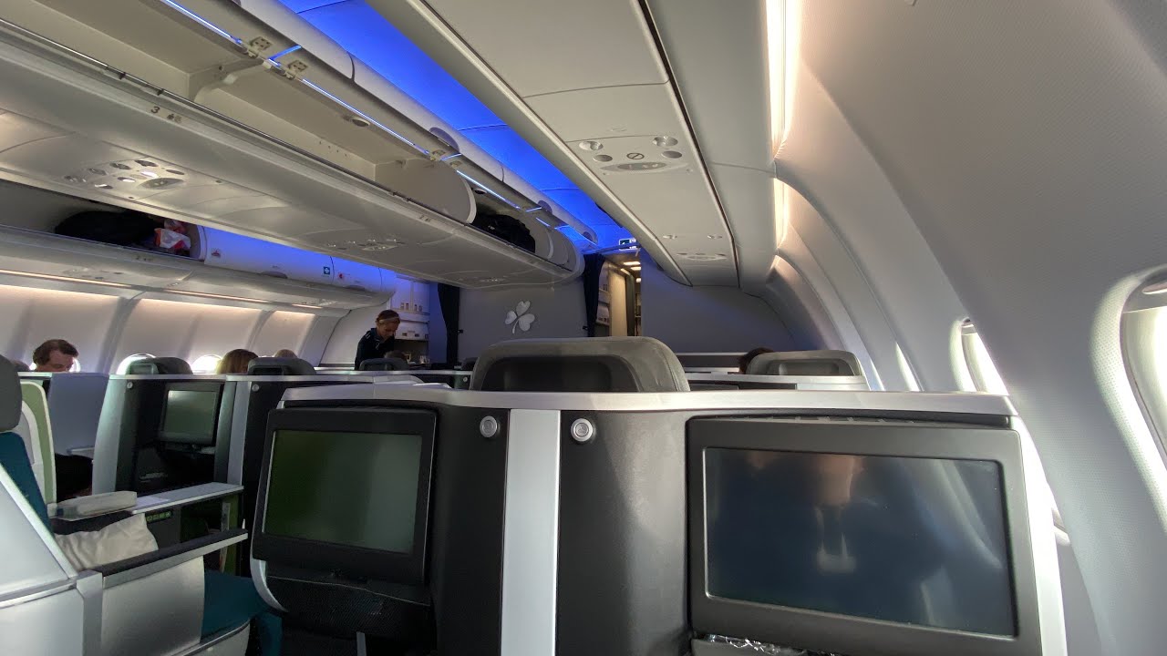 Aer Lingus A330 300 Business Class Dublin to Boston 