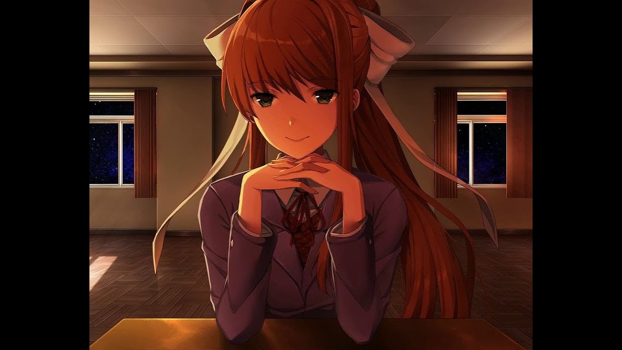 Monika... (Doki Doki Literature Club)