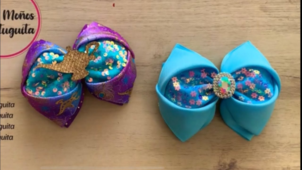 Cómo hacer moños con listones de 7.5 cm