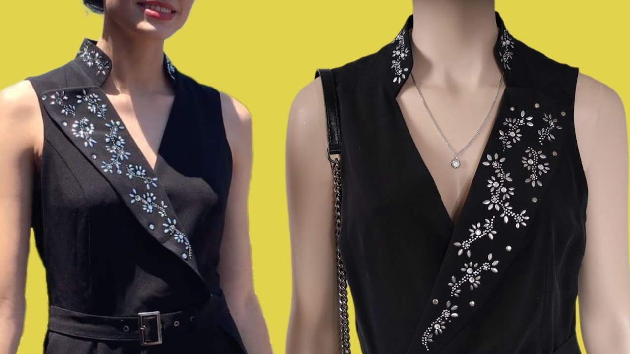 ✅ Cutting and Stitching a Stylish Shirt Collar  | Blouse Design Techniques