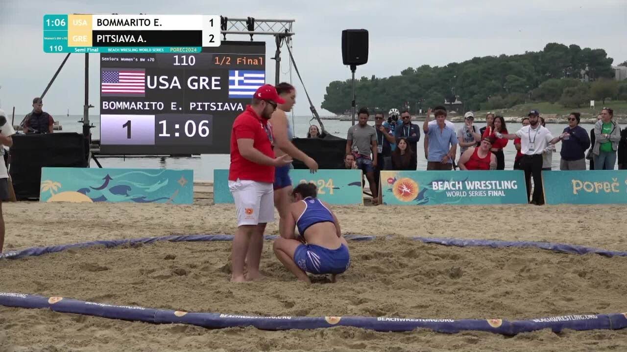 Eliana Rose BOMMARITO (USA) vs. Aikaterini Eirini PITSIAVA (GRE) • Semi Final • Women's BW +70Kg
