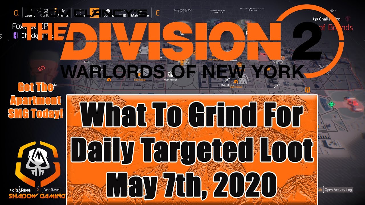 Division 2 | What To Farm For Today | May 7th | The 