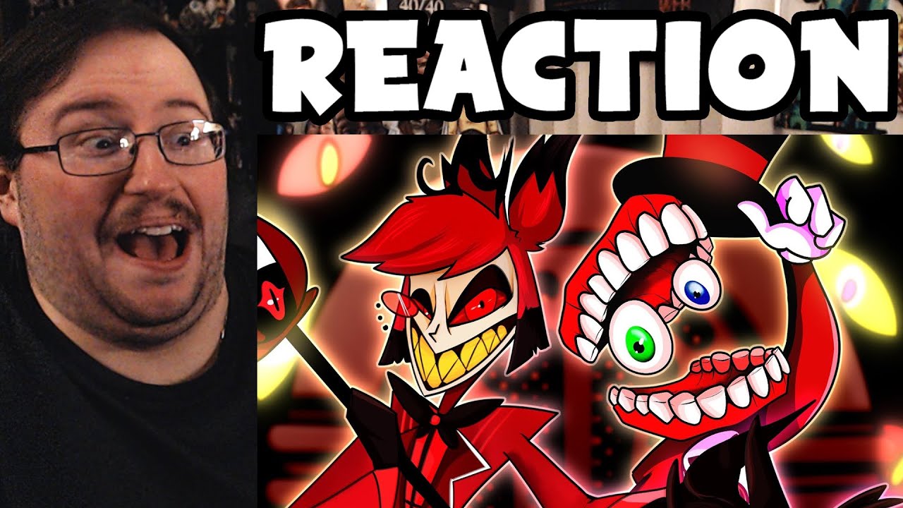 Gor's "Caine vs Alastor Amazing Digital Circus vs Hazbin Hotel RAP BATTLE! by Freshy Kanal" REACTION