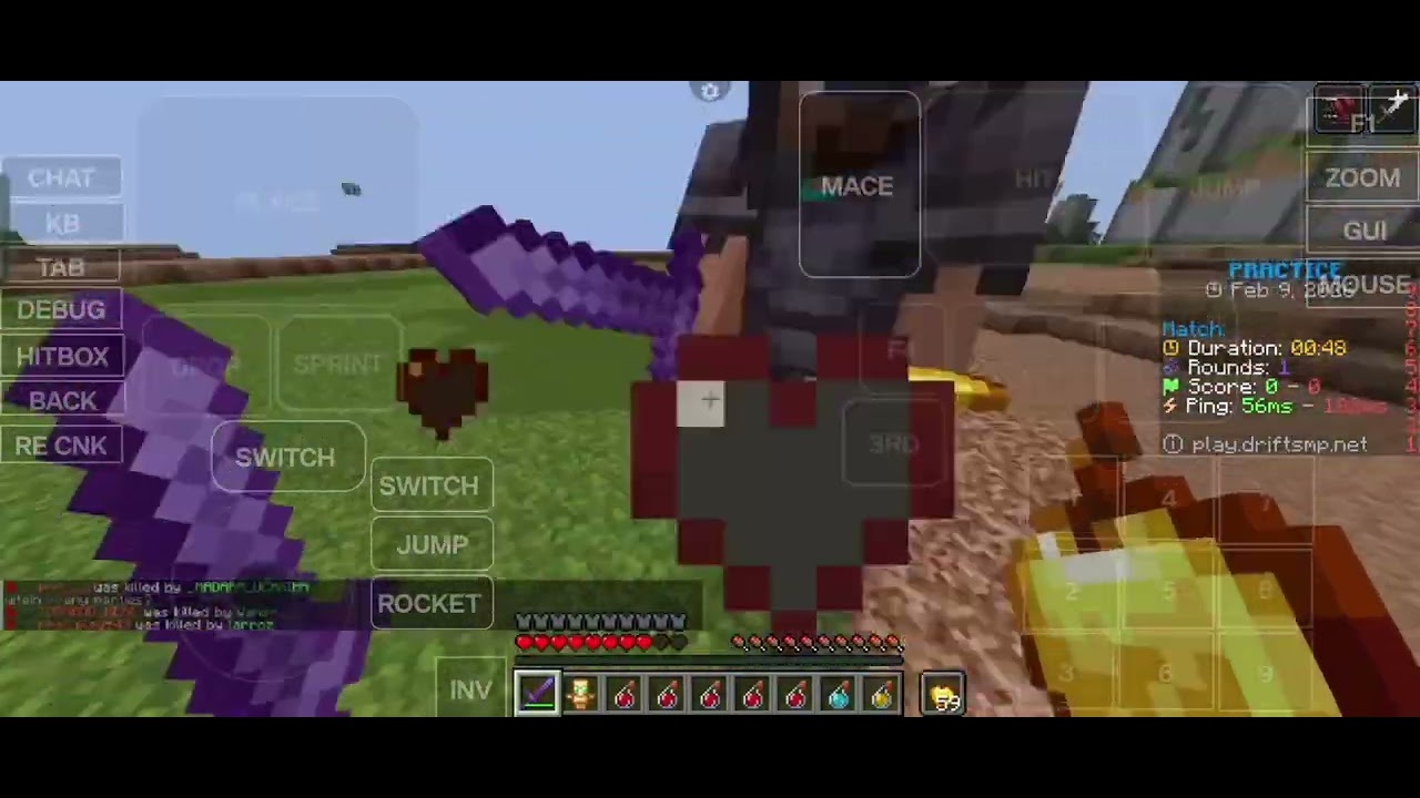 MojoLauncher Nethpot PvP 🔥 Device (OnePlus10r) #mojolauncher #minecraft #pvpmusic #pvp #nethpot 