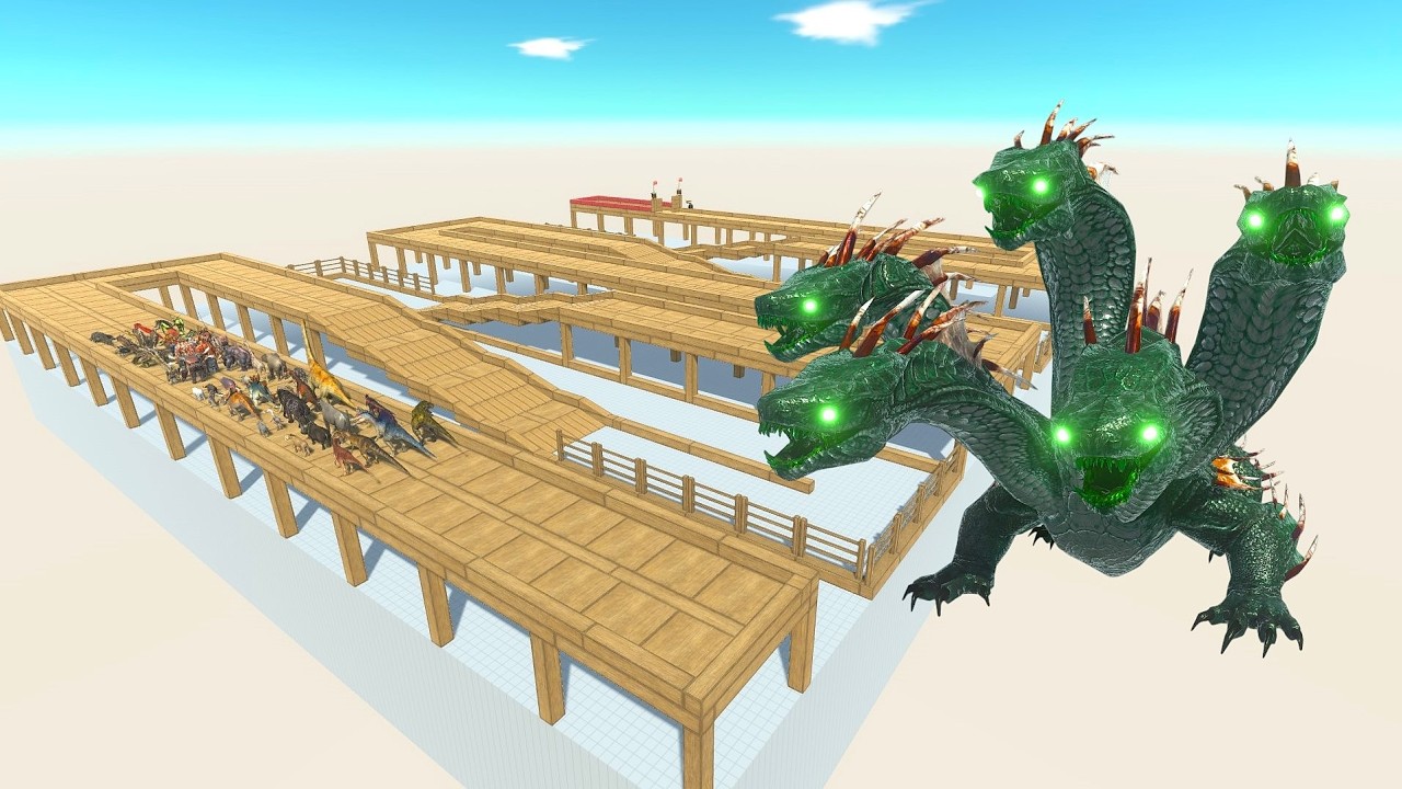 ESCAPE FROM ALIEN HYDRA #11 - Animal Revolt Battle Simulator - ARBS