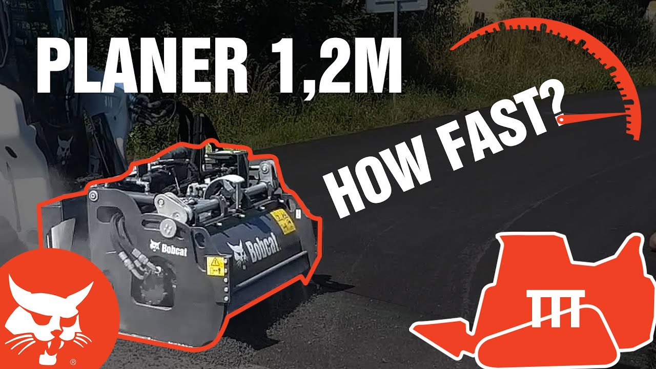 Trainers Tips and Tricks - How fast is Bobcat Planer?