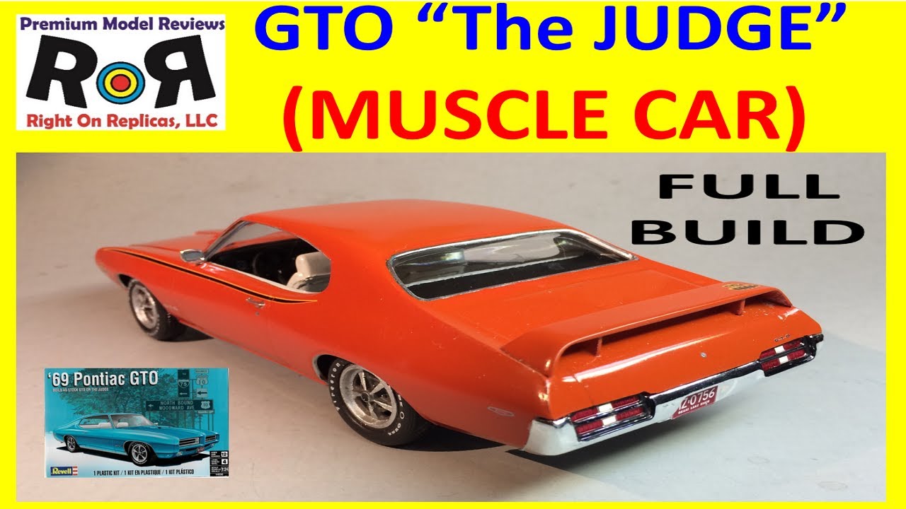1969 GTO “The Judge” 1/24 Scale Revell 14530 -Full Build & Review.