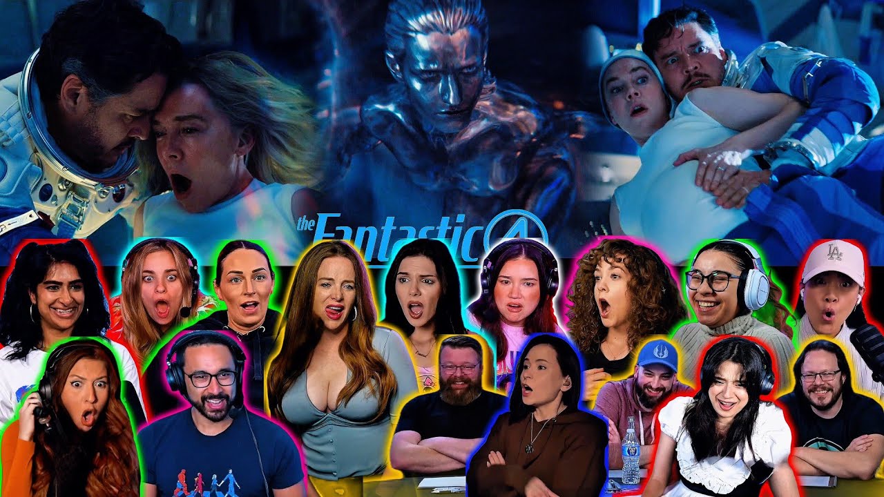 MCU Fans React To THE FF4 & SILVER SURFER EPIC CHACE SCENE | Fantastic 4 1st Steps Reactions