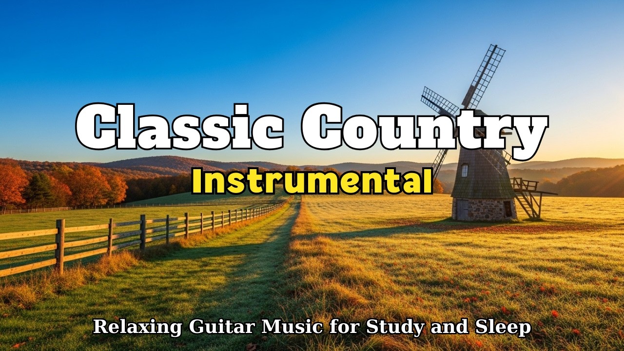 Classic Country Instrumental – Relaxing Music For Study and Sleep | Ep.193
