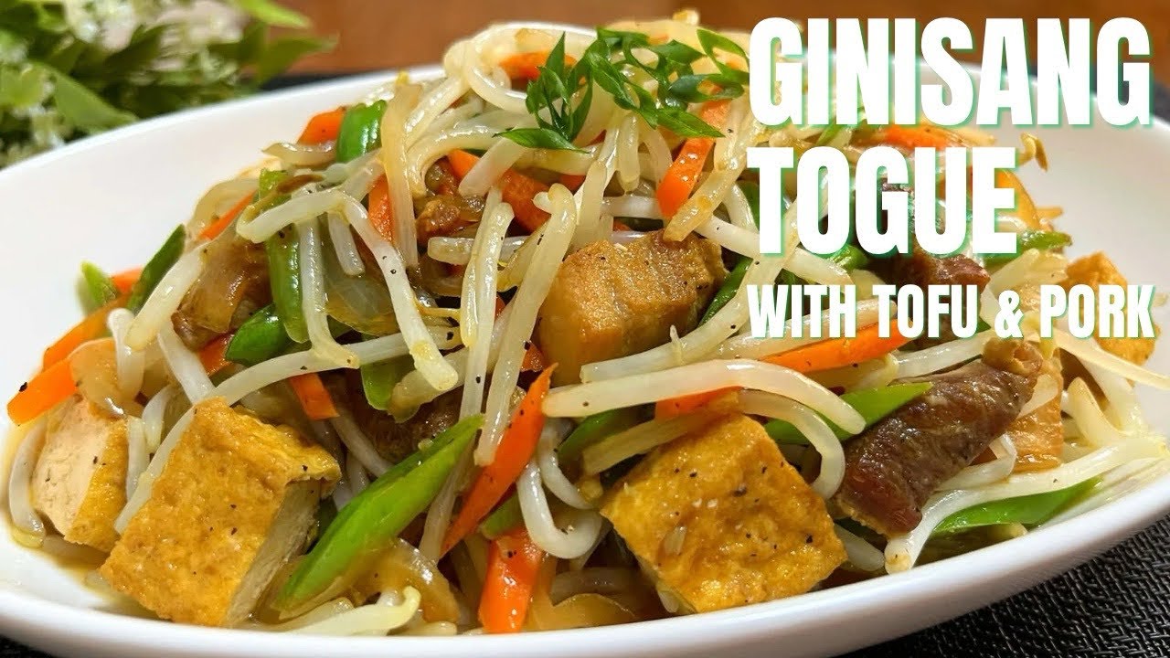 Ginisang Togue with Tofu & Pork | Easy Filipino Stir-Fried Bean Sprouts Recipe