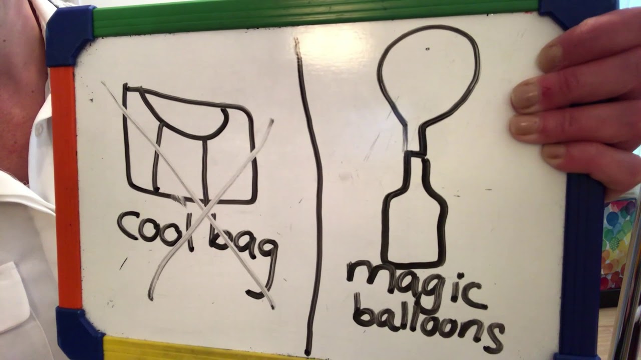 Attention Autism Session Stage 1 & 2 Cool bag Magic balloons
