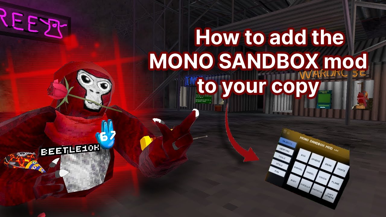 **УЧЕБНОЕ ПОСОБИЕ** Как добавить мод MONOSANDBOX в вашу копию!