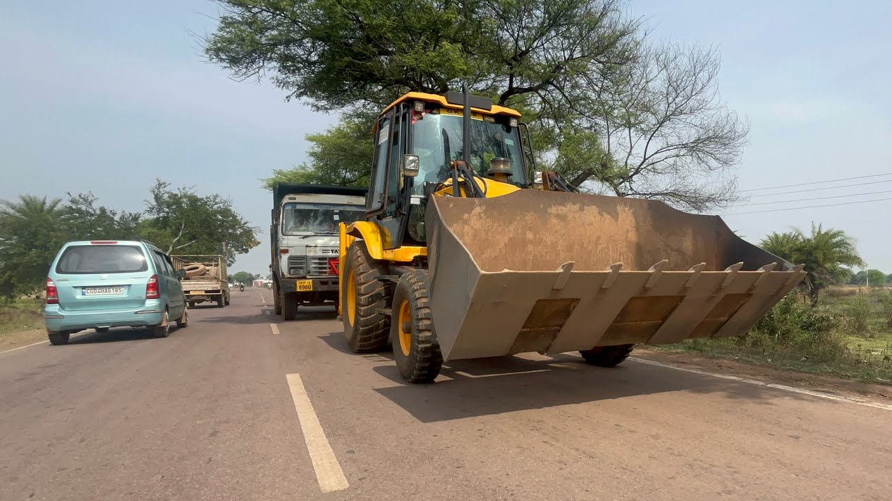 Kilosker JCB Eco Excellence With Tata Truck2518e Hayva Going To Loading Mud In Farm | Anjorjcb |