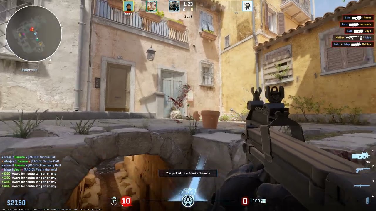 P90 rush is still effective in CS2!