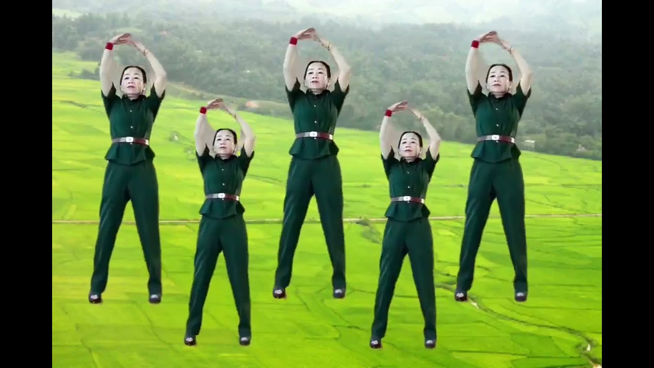 ĐẸP QUÁ 🌹TIẾN BƯỚC DƯỚI QUÂN KỲ 🇻🇳 THANH HOA👍 CÓ VIDEO CÙNG CHIỀU HƯỚNG DẪN MỜI CÁC BẠN 👍