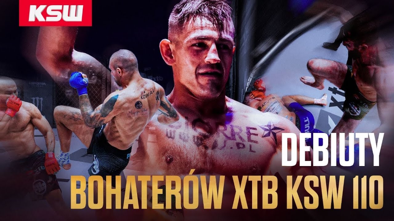 Debiuty bohater&oacute;w XTB KSW 110 w klatce KSW 