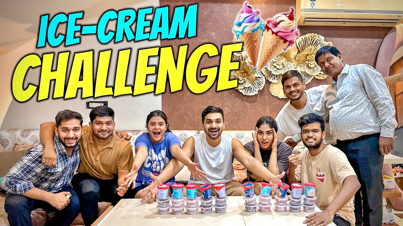 Ice cream eating challenge