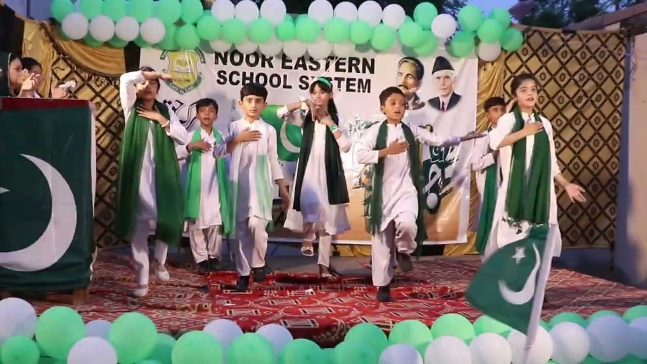 Pakistan zindabad Pakistan Zindabad Rahega || Students Tablo