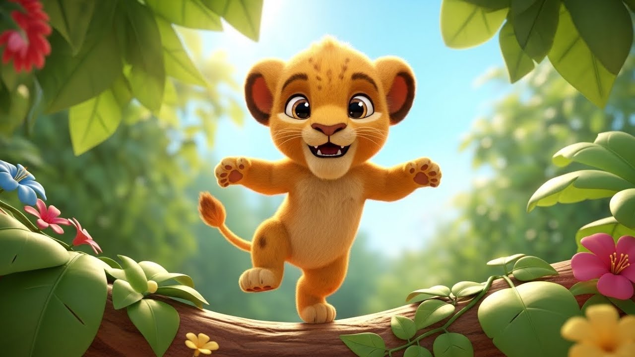 Baby Lion Roar Roar Song for Kids | Fun Toddler Music, Nursery Rhymes & Baby Sing-Along 🦁🎶