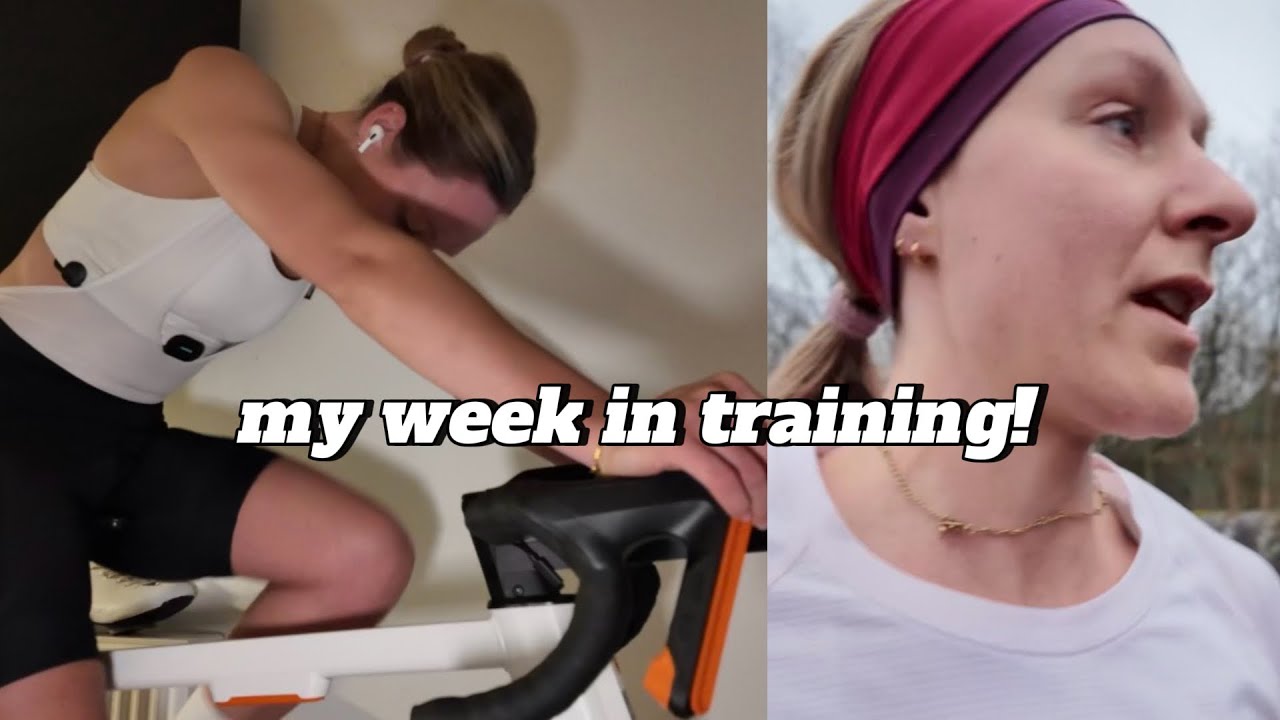 my week in training! running, cycling & gym
