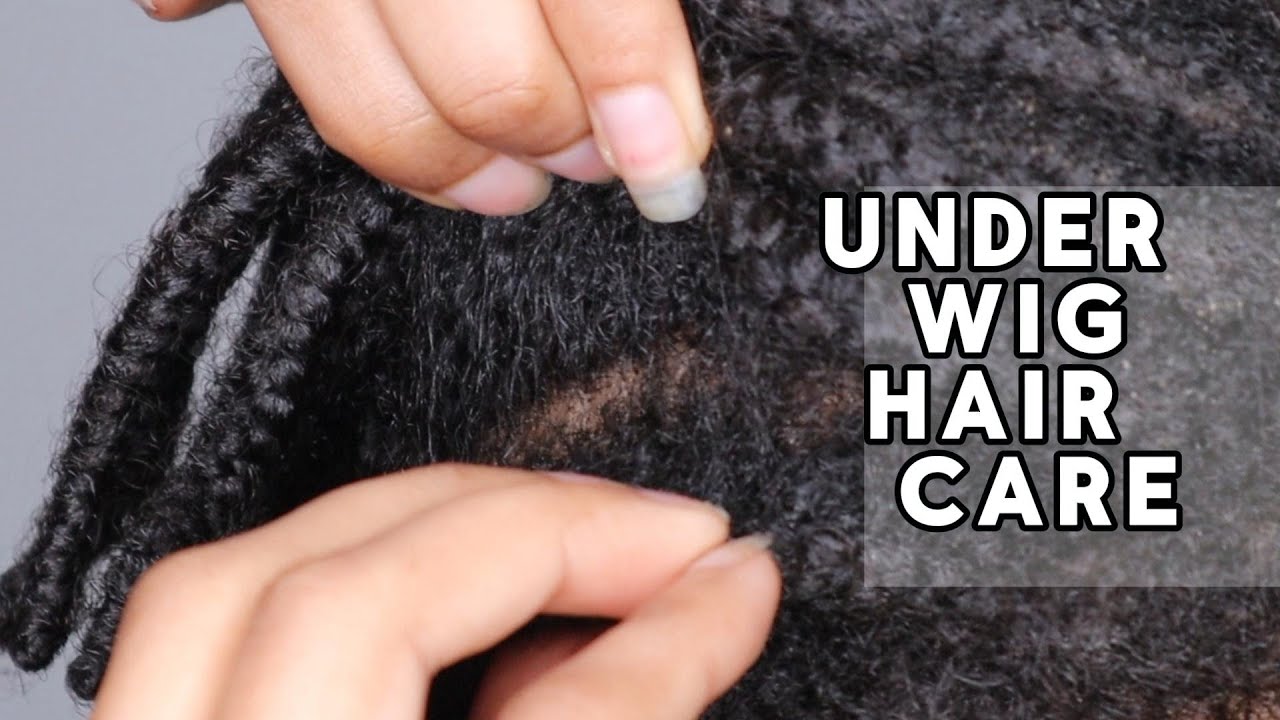 HOW TO: wash natural hair under wig routine